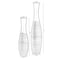 Uniquewise Decorative Conemporary Tall Trumpet Shape Floor Vase, Brown, PK 2 QI004191.2 - alternate 4